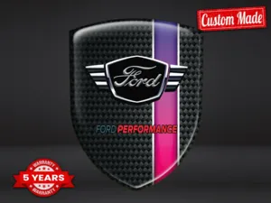 Ford Calcomanía Resina Insignia Premium Alta Gama Deporte